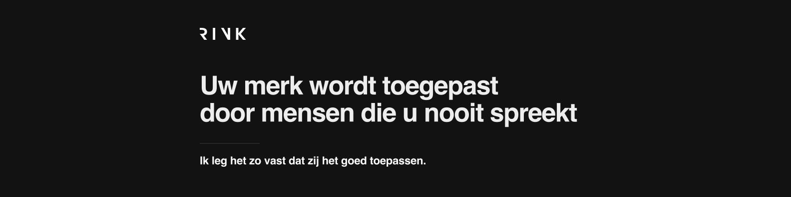 LinkedIn-banner: Uw merk wordt toegepast door mensen die u nooit spreekt